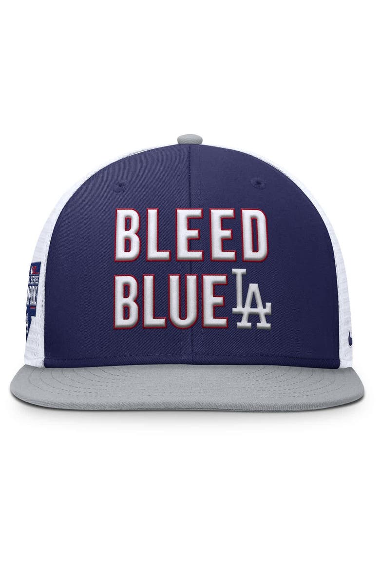 Men's Nike  Blue Los Angeles Dodgers Pro Trucker Snapback Hat, Alternate, color, Blue