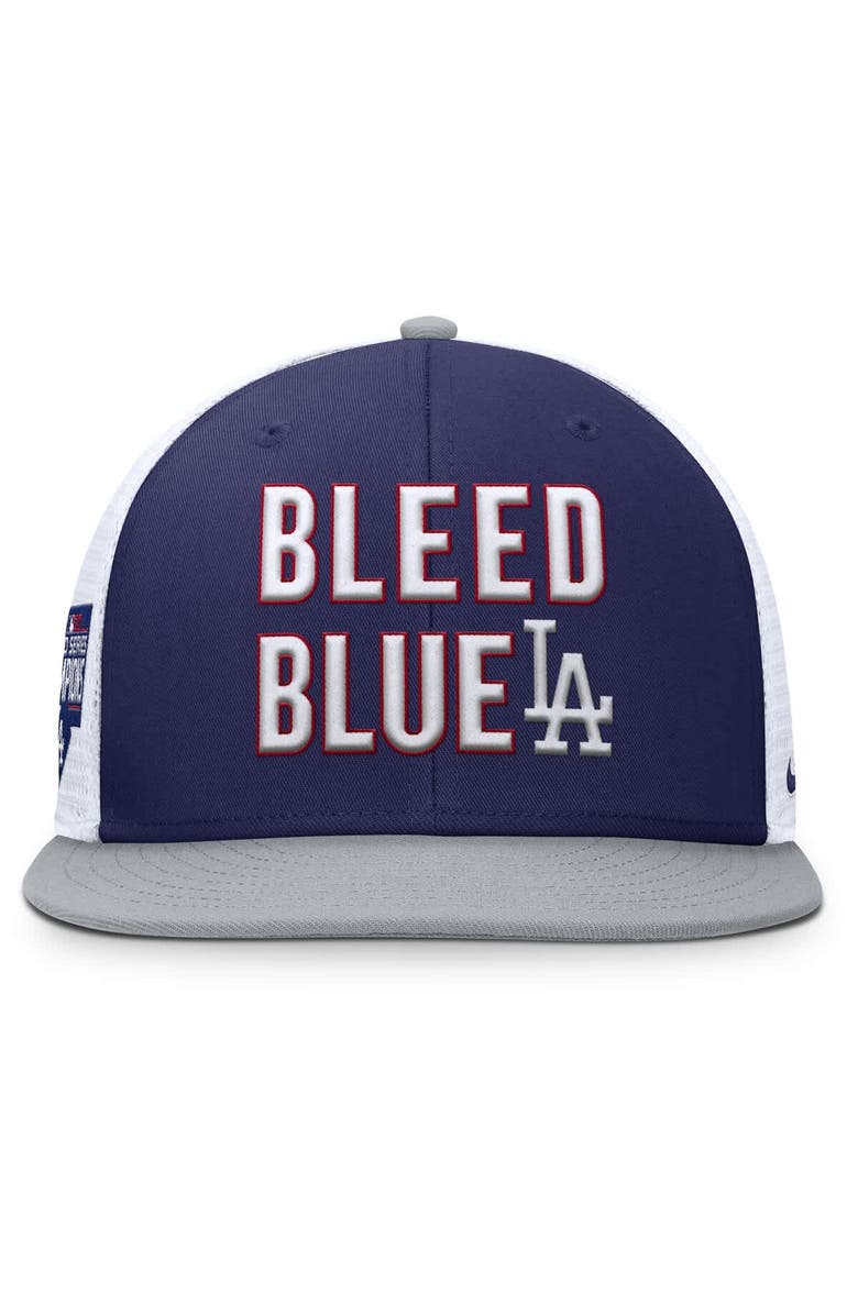 Nike Men's Nike Blue Los Angeles Dodgers Pro Trucker Snapback Hat, Alternate, color, Blue