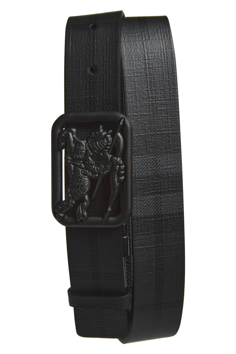 Reversible Check Rider Belt, Main, color, IRON/ BLACK/ MATT BLAC