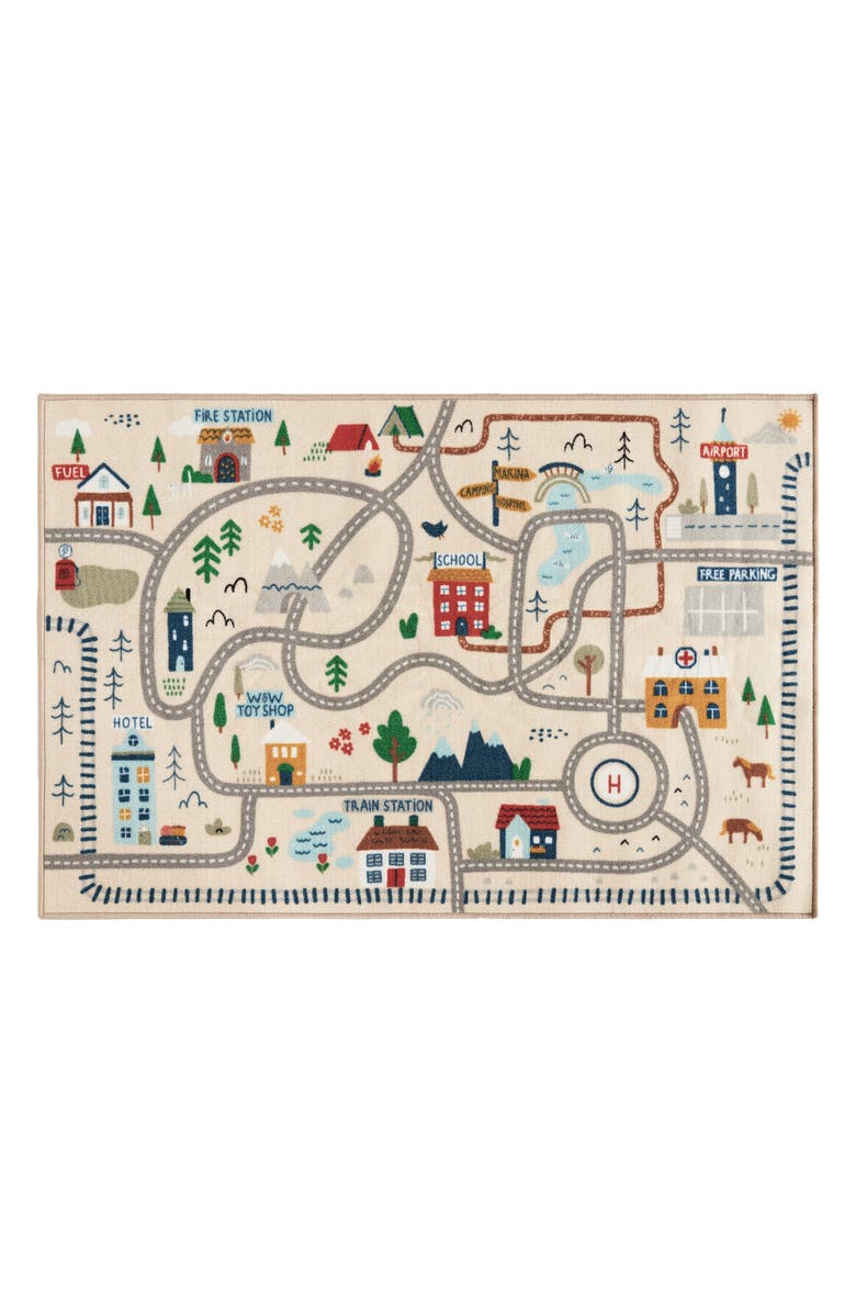 Wonder & Wise Around Town Play Mat, Main, color, Multi