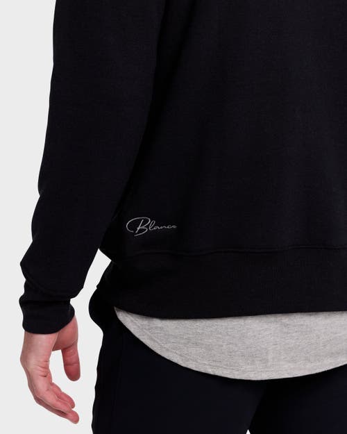 Blanco Clothing Raglan Sweater Super Soft In Black