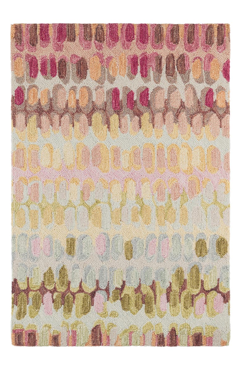 Dash & Albert Paint Chip Hooked Wool Rug, Main, color,