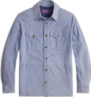Ralph Lauren Purple Label Barron Lux Suede Shirt Jacket