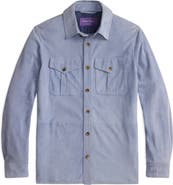 Ralph Lauren Purple Label Barron Lux Suede Shirt Jacket