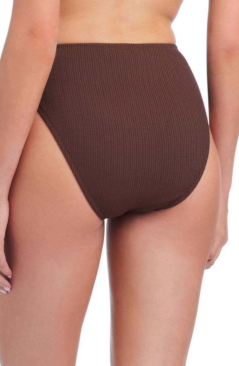 Sanctuary Stay Connected High Cut Bikini Bottoms, Alternate, color,