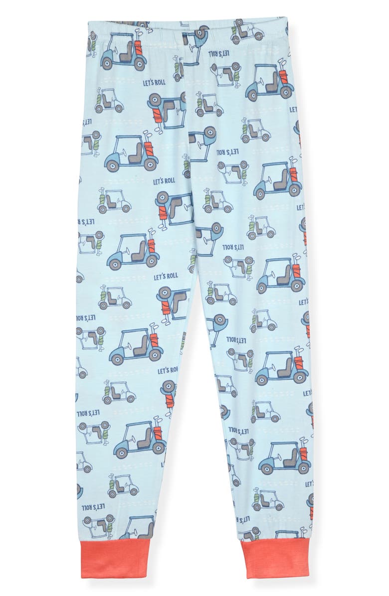 SLEEP ON IT Kids' Assorted 2-Pack Print Fitted Two-Piece Pajamas, Alternate, color, Cream