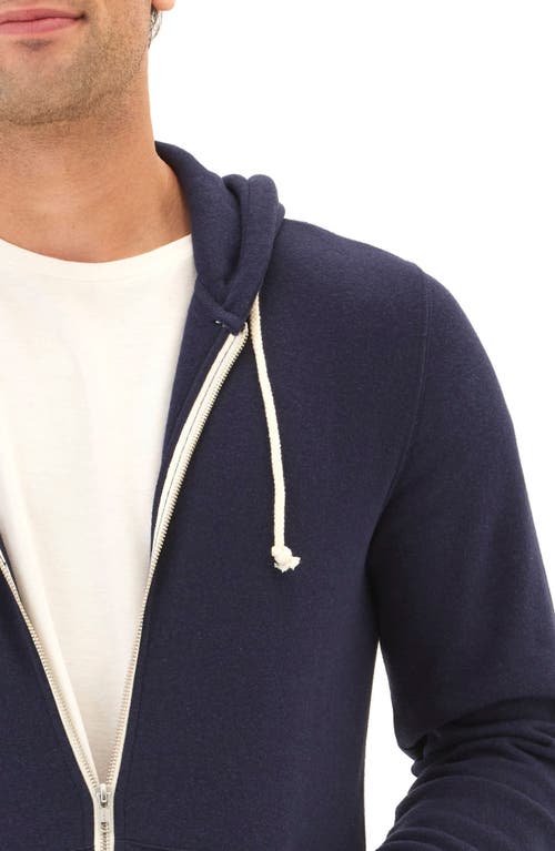 Threads 4 Thought Trim Fit Heathered Fleece Zip Hoodie In Stargazer