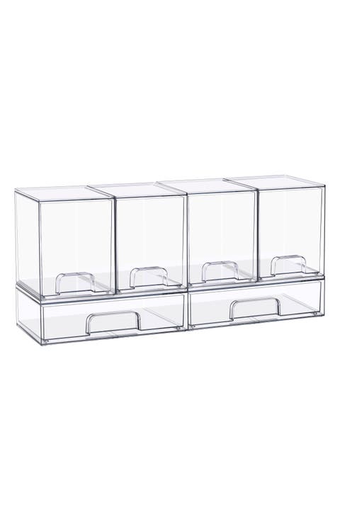 6-Piece Set Stackable Storage Drawers