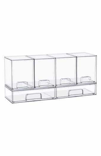 6-Piece Set Stackable Storage Drawers