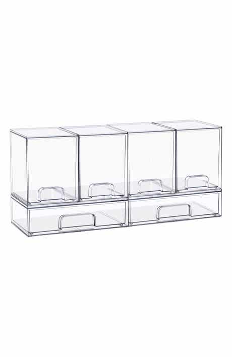 6-Piece Set Stackable Storage Drawers