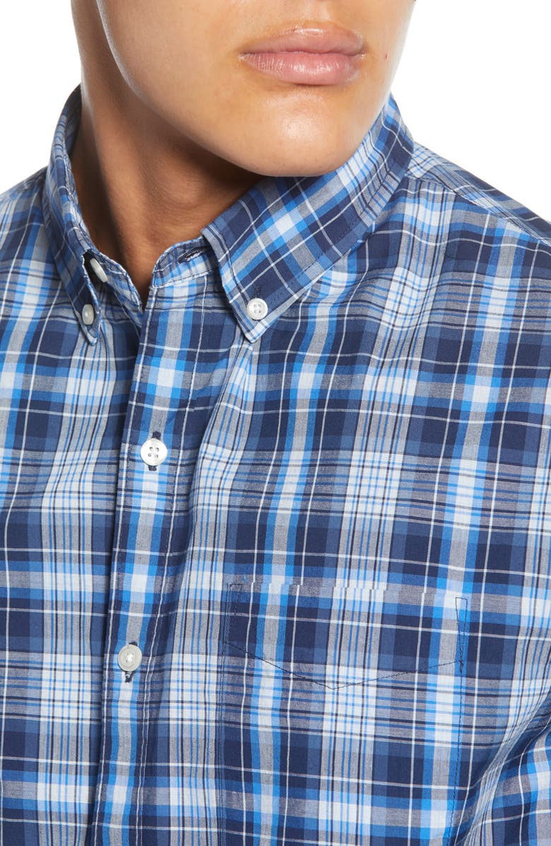 Bonobos Slim Fit Plaid Button-Down Sport Shirt, Alternate, color, 