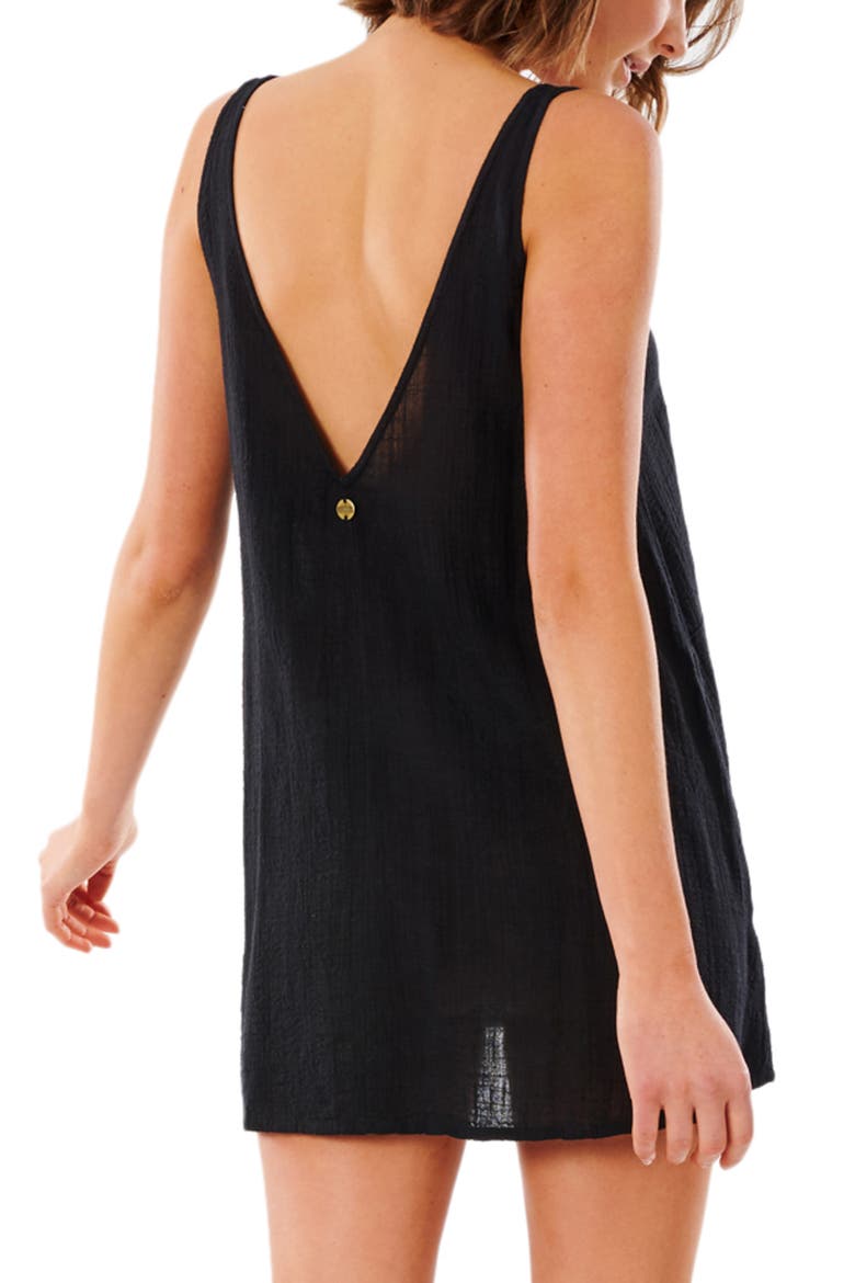 Classic Surf Cover Up Dress, Alternate, color, BLACK