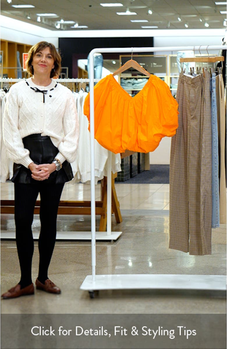 Puff Crop Blouse, sales video thumbnail