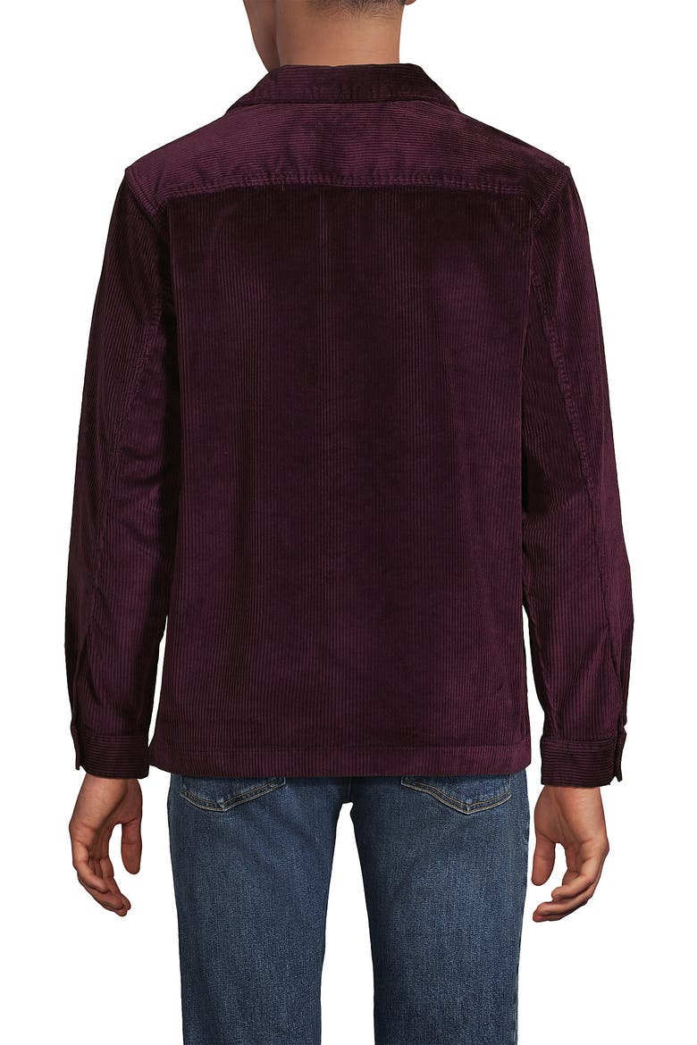 Corduroy Chore Jacket, Alternate, color, Lush Burgundy