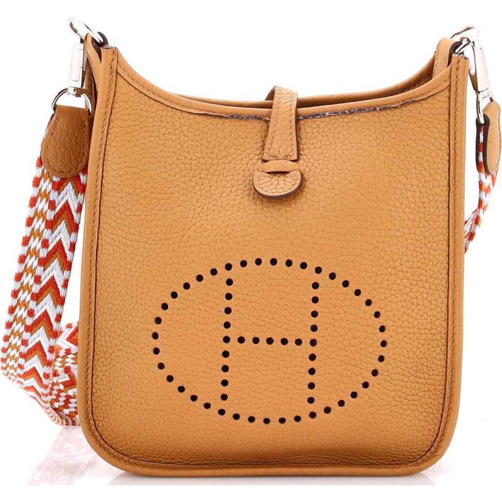 Pre-owned Hermes Hermes Evelyne Bag Gen Iii Clemence Tpm In Brown