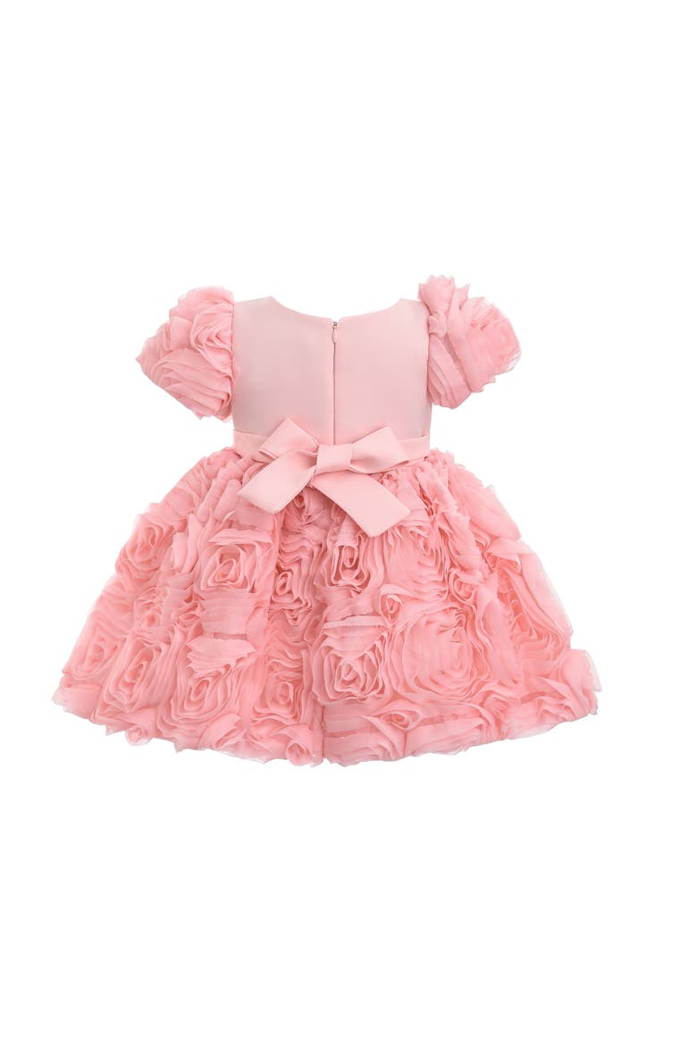 Bow Rosette Dress, Alternate, color, Pink