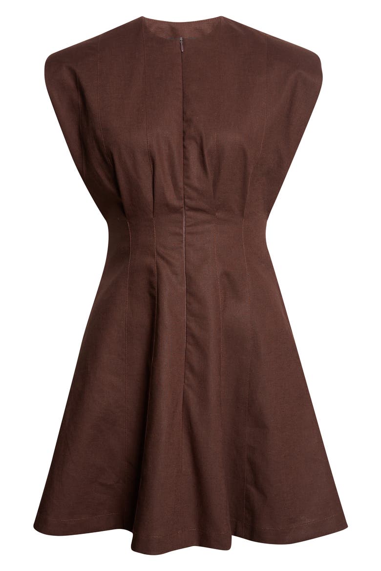 Zamia Minidress, Alternate, color, CHOCOLATE BROWN