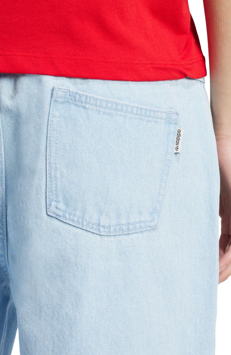 adidas Originals Premium Essentials Wide Leg Jeans, Alternate, color, 