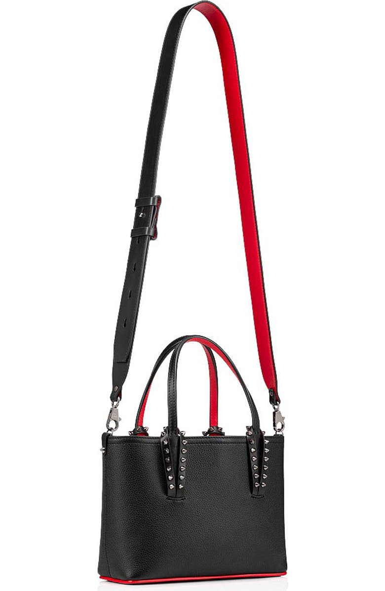 Christian Louboutin Mini Cabata Empire Calfskin Tote, Alternate, color,