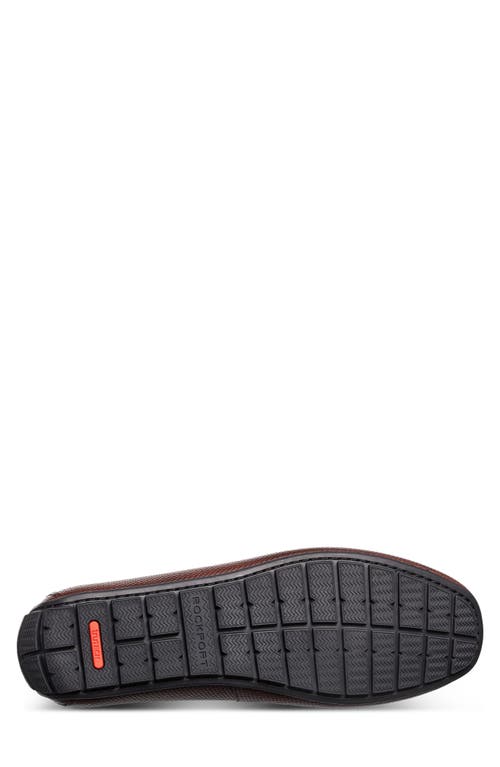 Rockport Tayo Embossed Loafer In Dark Brown