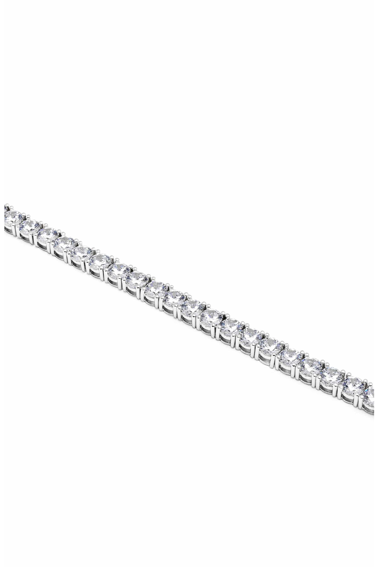 Tennis Bracelet, Alternate, color, Silver
