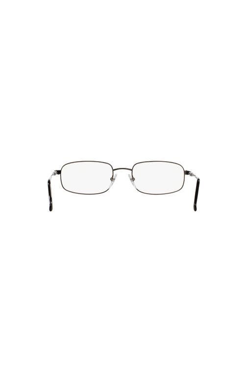 Sferoflex 53mm Rectangle Optical Glasses In Metallic