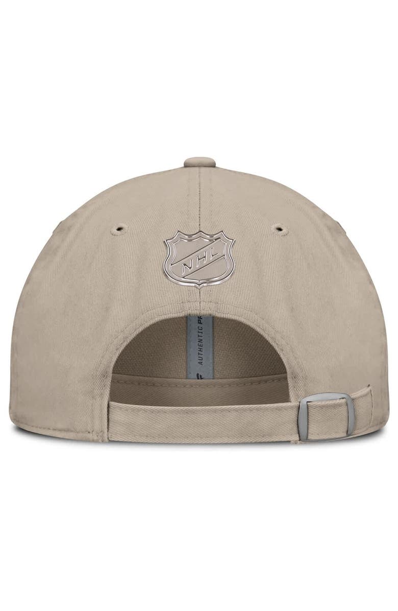 FANATICS Men's Fanatics Tan Utah Mammoth Authentic Pro Road Adjustable Hat, Alternate, color, Tan