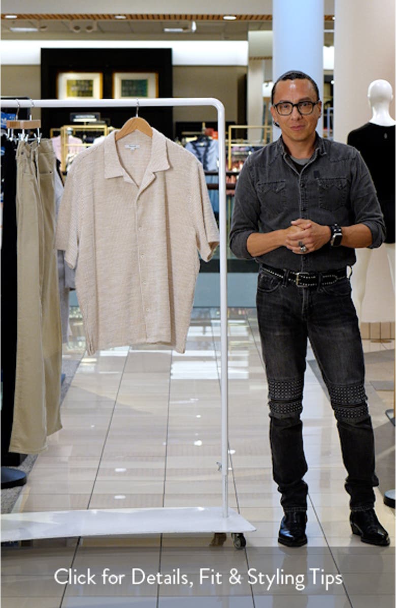 Texture Stripe Camp Shirt, sales video thumbnail