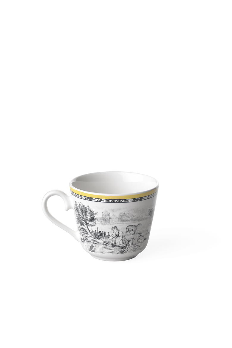 Audun Ferme Teacup, Alternate, color, White