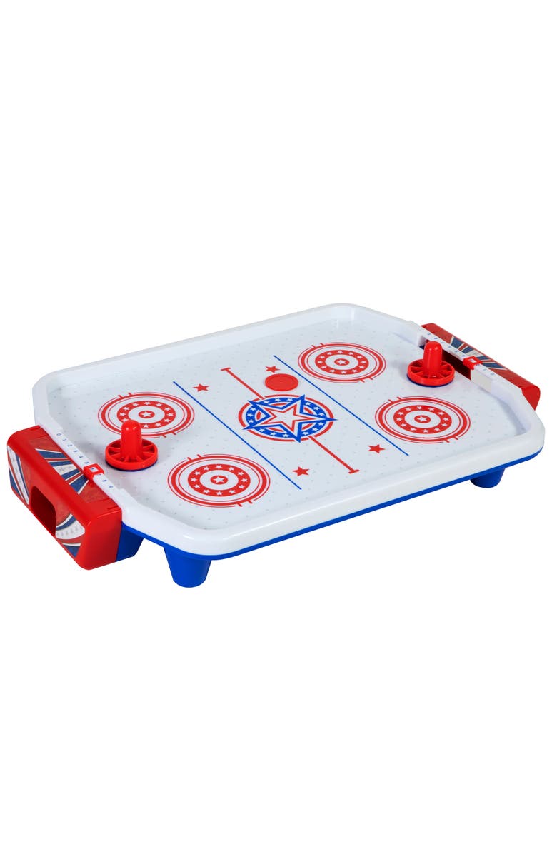Ambassador Games Retro Arcade Electronic Air Hockey Tabletop Game, Alternate, color, Multicolored
