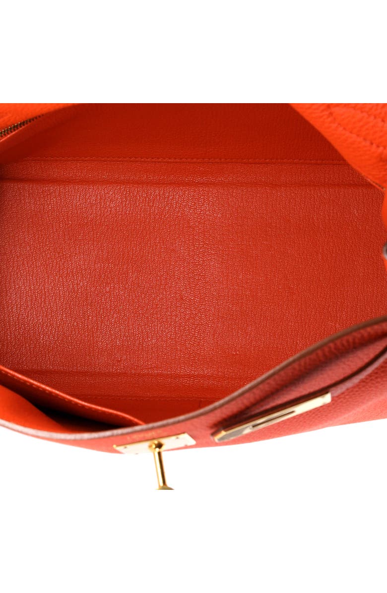 Pre-Owned Hermes Kelly Handbag Orange Togo with Gold Hardware 28, Alternate, color, Capucine