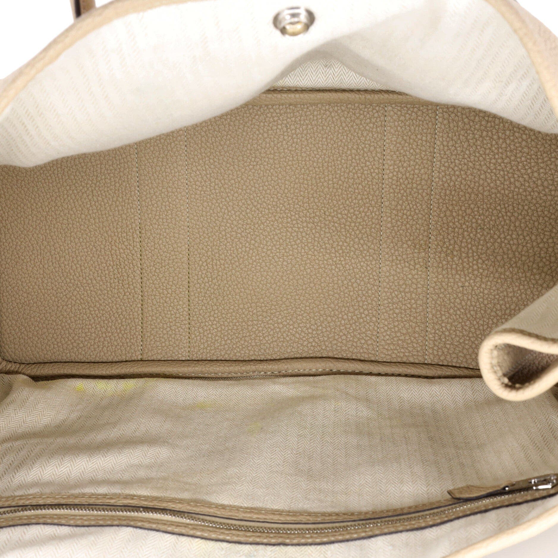 Garden Party Tote Leather 36, Alternate, color, White