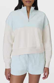 Sweaty Betty Revive Colorblock Half Zip Sweatshirt