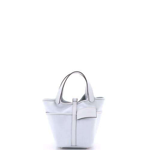 Pre-owned Hermes Hermes Cargo Picotin Lock Bag Canvas And Swift Pm