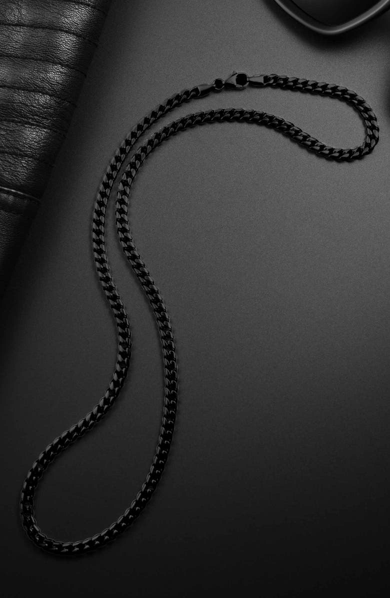 Vincero Onyx Chain Necklace, Alternate, color,