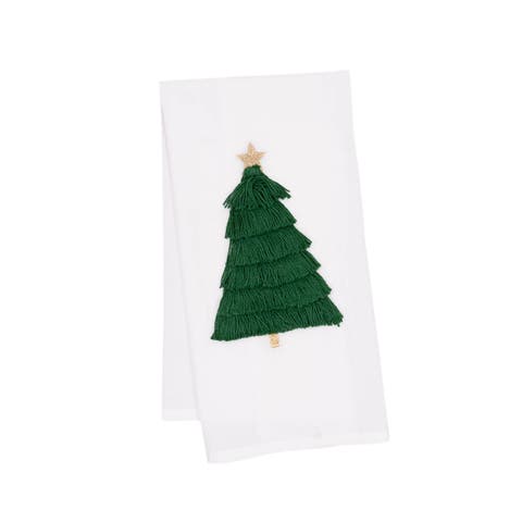 Christmas Tree Fringes Holiday Towel