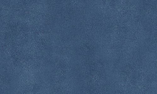 Maniere Manière Velour Wrap Footie & Hat Set In Blue