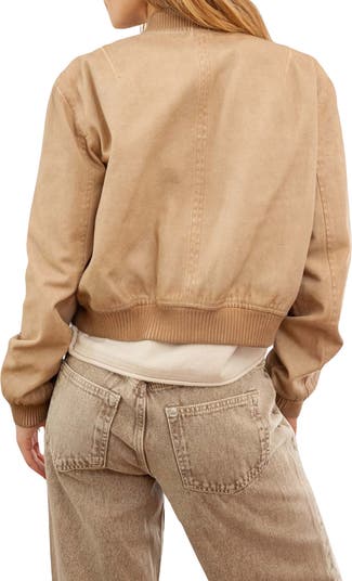 Cotton Twill Bomber Jacket