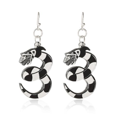 Enamel Sandworm Earrings