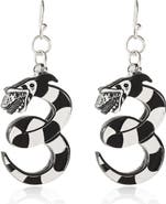 BEETLEJUICE Enamel Sandworm Earrings