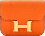 Pre-Owned Hermes Constance Slim Wallet Epsom