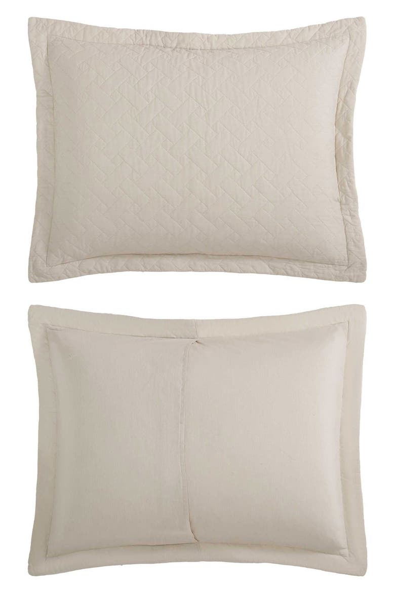 Solid Cotton Quilt & Sham Set, Alternate, color, DUNE