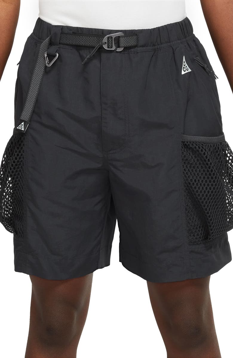 Nike Snowgrass Water Repellent Nylon Cargo Shorts, Main, color, 