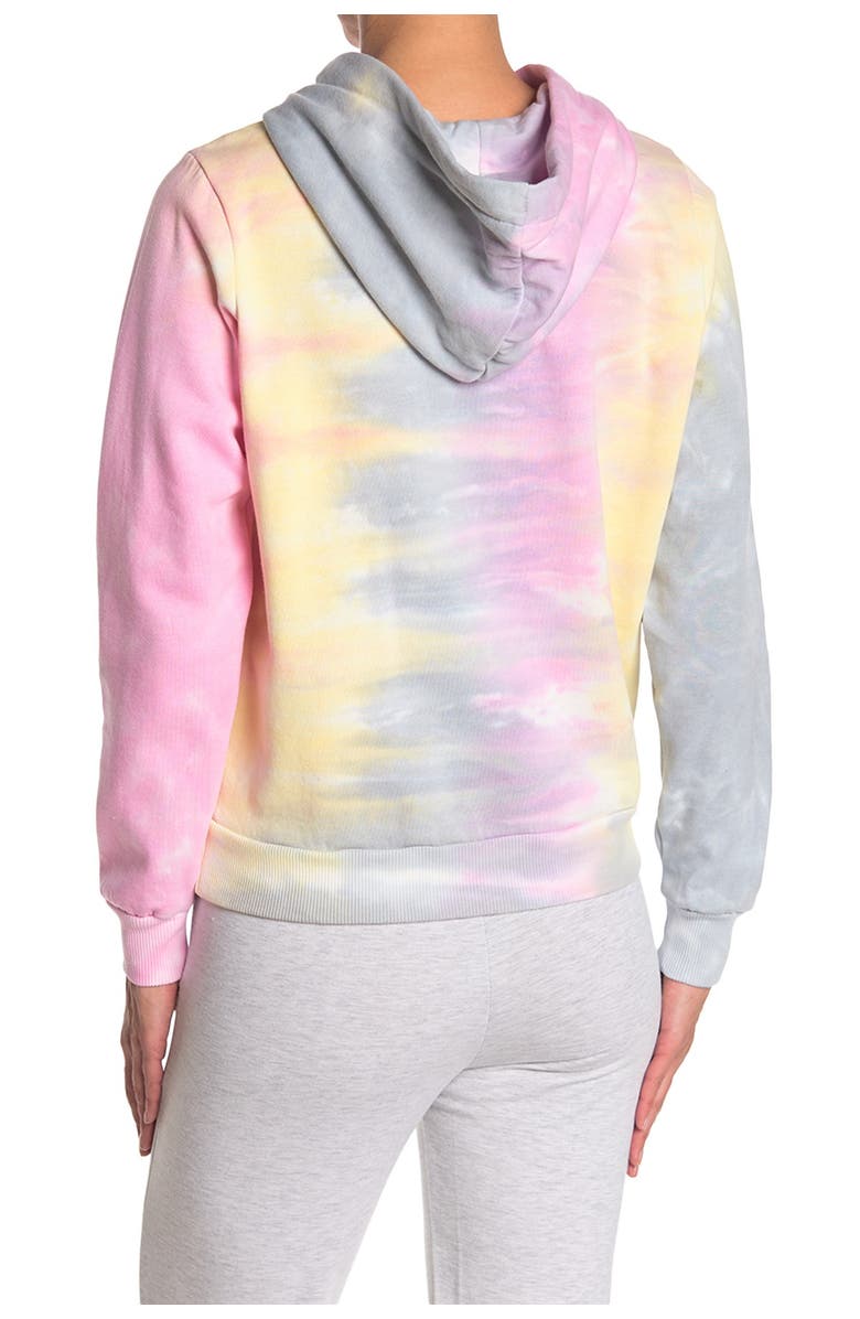 90 DEGREE BY REFLEX Patterned Brushed Pullover Hoodie, Alternate, color,