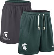 Nike Men's Nike Green/Charcoal Michigan State Spartans 2025 Sideline Reversible Performance Shorts