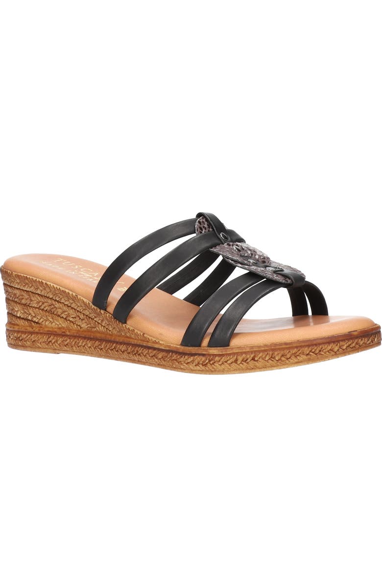 TUSCANY by Easy Street<sup>®</sup> Micola Wedge Slide Sandal, Main, color,