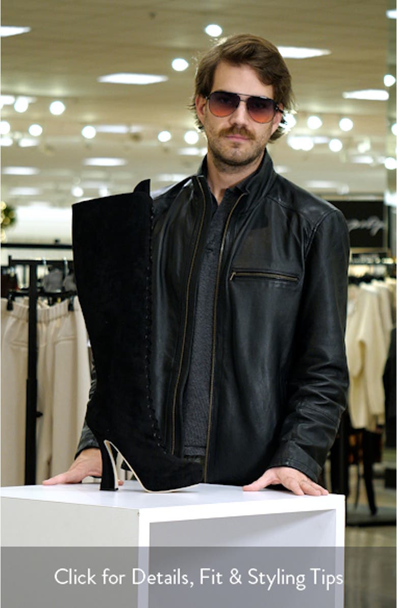 Pop-Off Faux Suede Tall Boot, sales video thumbnail