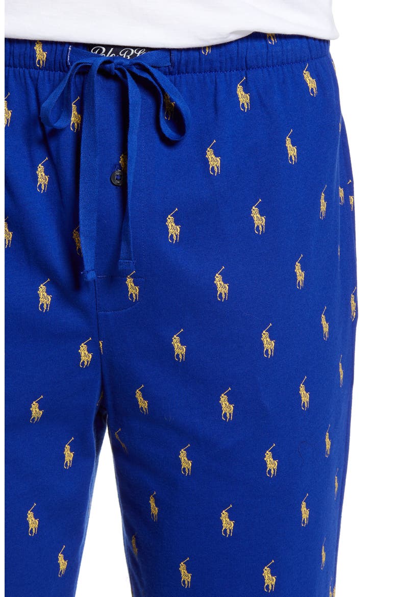Cotton Pajama Pants, Alternate, color, HERITAGE ROYAL