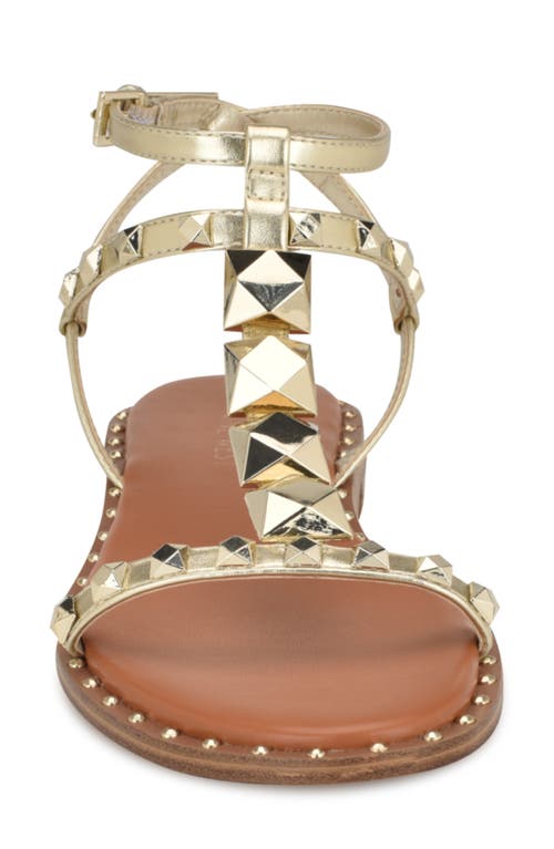 Nine West Marcila Sandal In Gold
