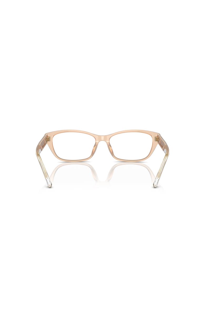 Emporio Armani 52mm Cat Eye optical glasses, Alternate, color, Beige